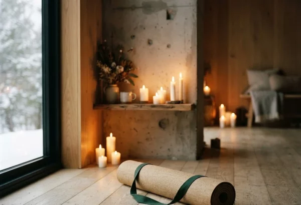Tapis de Yoga d'hiver